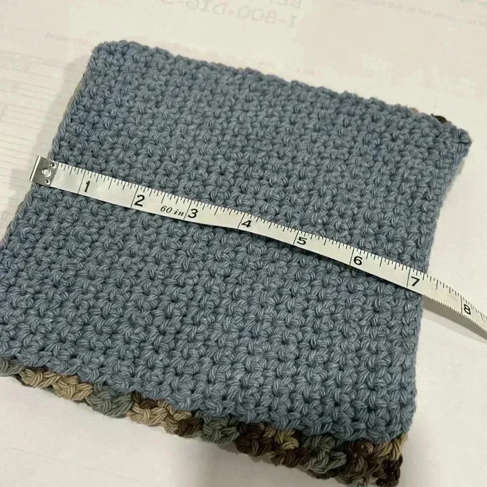 100% Cotton Handmade Washcloths - Set of 3